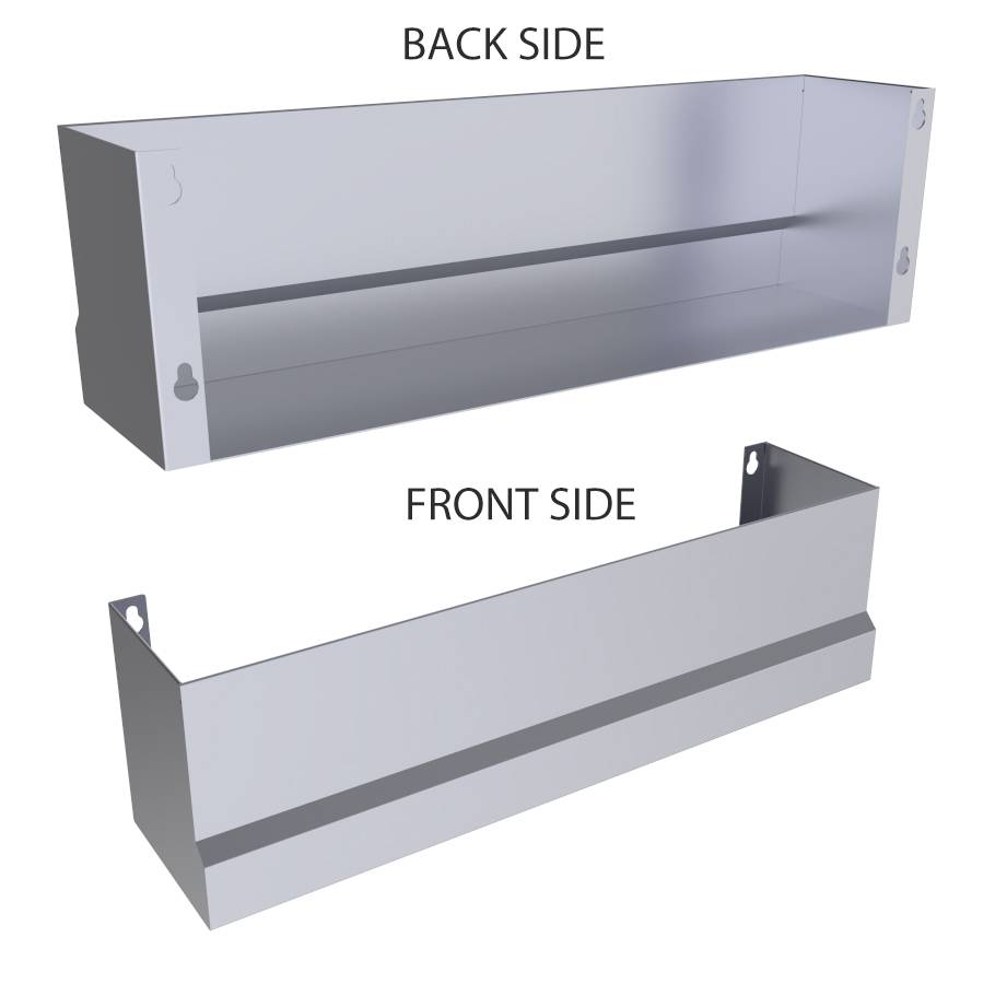 Heavy‑Duty Speed Rail Pocket Shelf SCC30KB‑SPRAIL