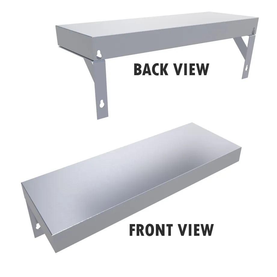 304 Stainless Steel Sturdy Wall Shelf - Item No:  SCC30KB-WLSHELF