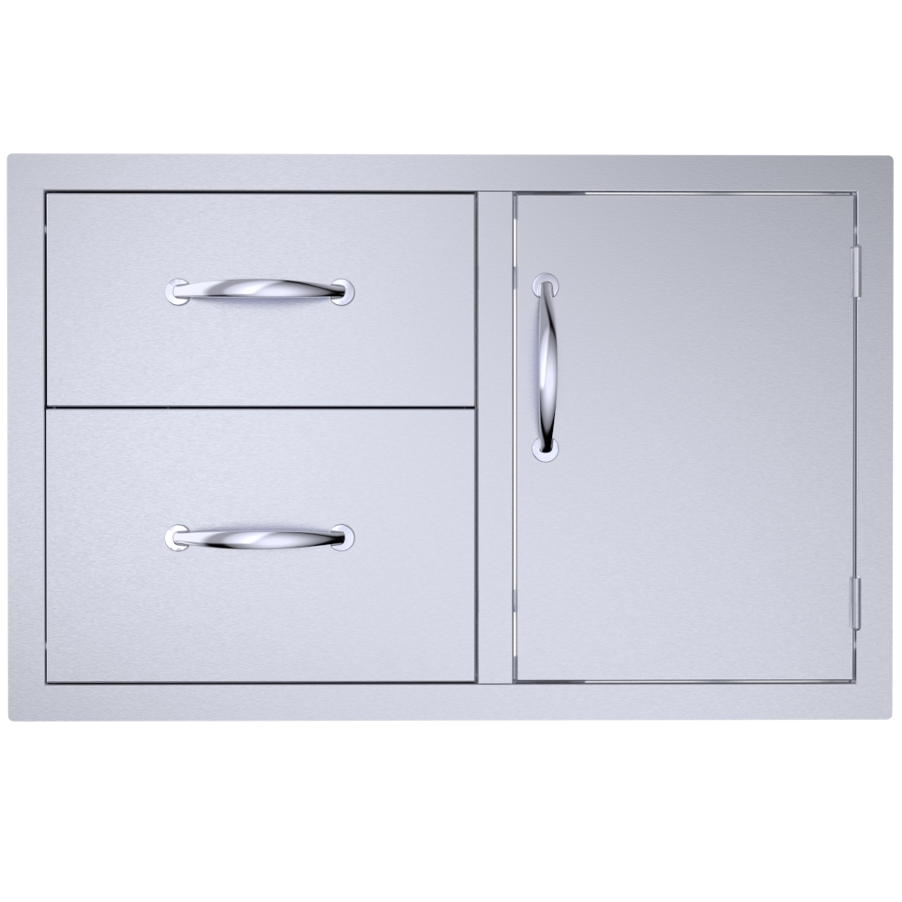 Classic Series 36″ Double Drawer Door Combo – C-DDC36