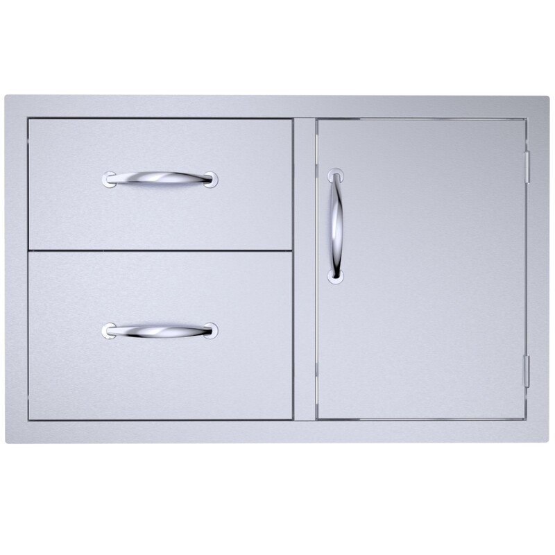 Classic Series 36" Double Drawer Door Combo - C-DDC36