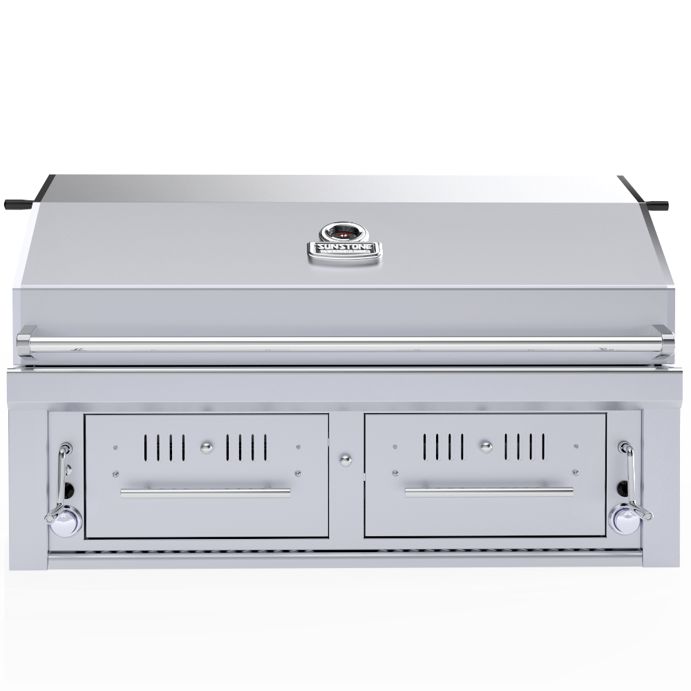 42″ Gas Hybrid Dual Zone Charcoal/Wood Burning Grill