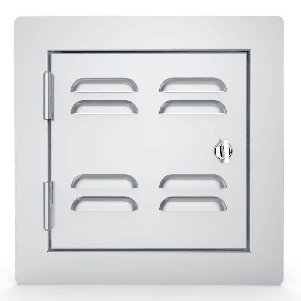 Classic Series Flush Style 12" x 12" Left Swing Vented Door - C-VSDL12