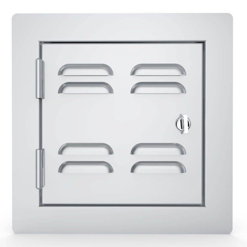 Classic Series Flush Style 12" x 12" Left Swing Vented Door - C-VSDL12