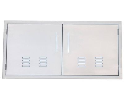 Signature Series 42" Beveled Frame Double Access Door Vented - BA-VDD42