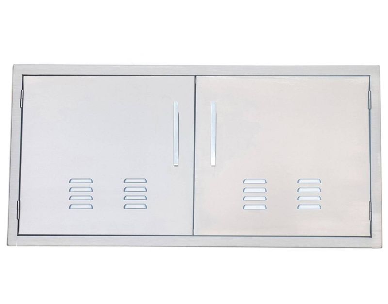 Signature Series 42" Beveled Frame Double Access Door Vented - BA-VDD42
