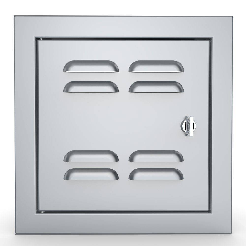 Sunstone® Signature Series Left Swing Vented Access Door – Ultimate Secure and Versatile Outdoor Storage Solution | BA-VSDL12