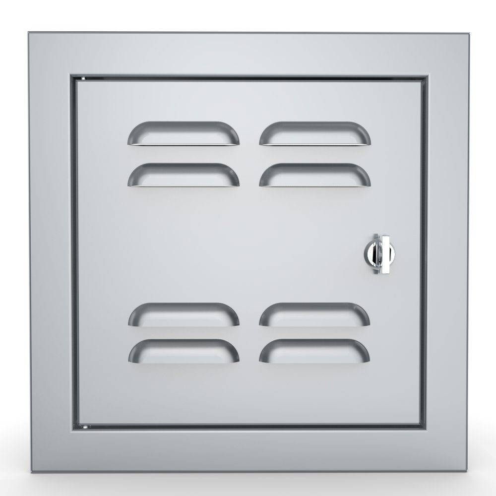 Sunstone® Signature Series Left Swing Vented Access Door – Ultimate Secure and Versatile Outdoor Storage Solution | BA-VSDL12