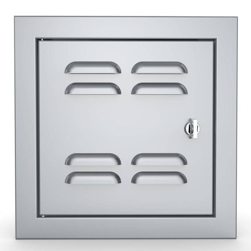 Sunstone® Signature Series Left Swing Vented Access Door – Ultimate Secure and Versatile Outdoor Storage Solution | BA-VSDL12