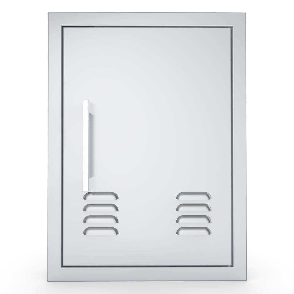 Signature Series 14″ x 20″ Beveled Frame Left Swing Vertical Vented Door  – BA-VDVR1420