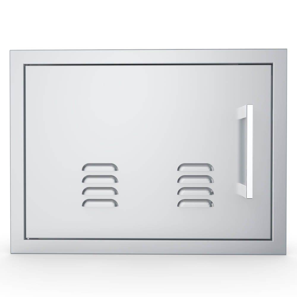 Signature Series 14″ x 20″ Beveled Frame Left Swing Horizontal Vented Door – BA-VDHL1420