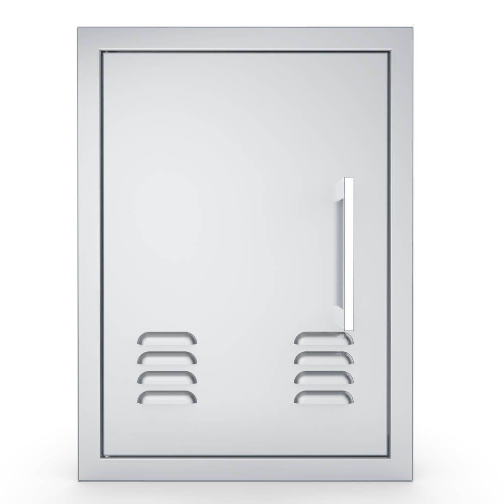 Signature Series 14″ x 20″ Beveled Frame Left Swing Vertical Vented Door  – BA-VDVL1420