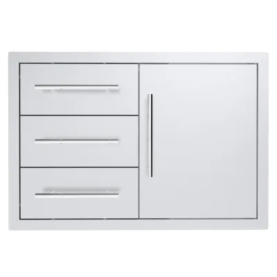 Texan Series 30 Inch Triple Drawer Door Combo