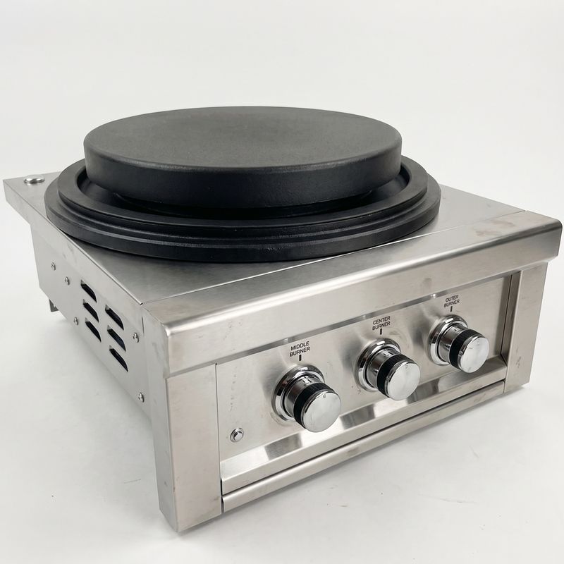 Sunstone 24″ Power Cirque Solid Steel Griddle Package – SUN24PCB‑GD