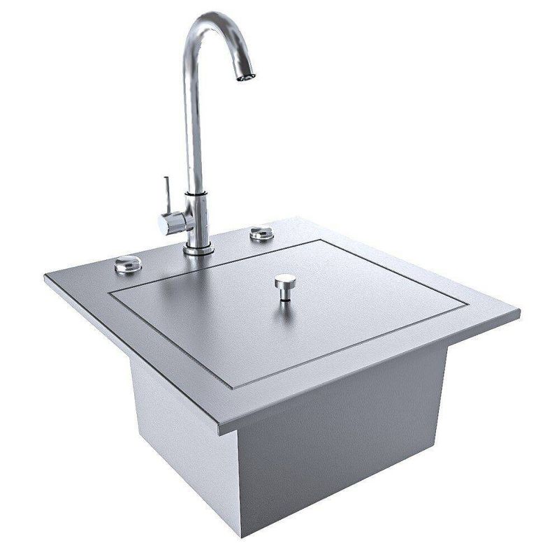 15″ Bar Sink Drop‑In TEX‑15SK ‒ Texan Series Premium Bar Sink