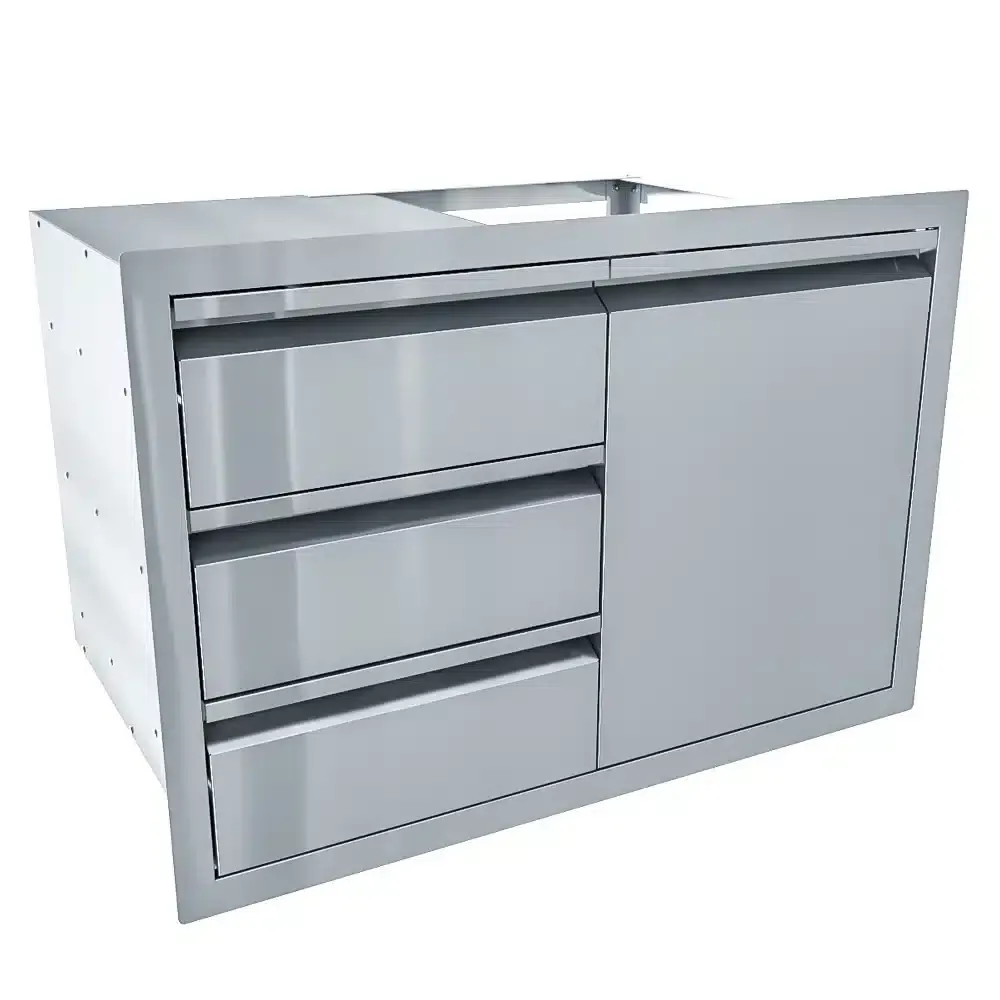 Aruba Series 30" Triple Drawer Door Combo -ARU-TDC30
