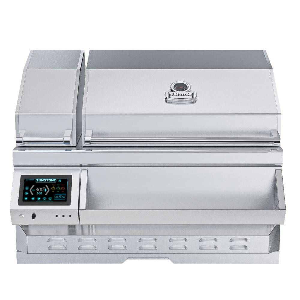 Sunstone® 40” Electric Pellet Grill w/Cold Smoker – SUNPLT40