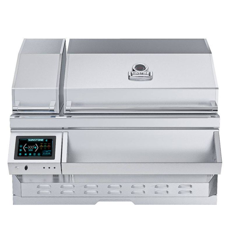 Sunstone® 40” Electric Pellet Grill w/Cold Smoker – SUNPLT40