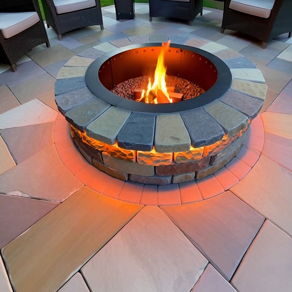 StarBBQ™ 48″ Smokeless Fire Pit Insert
