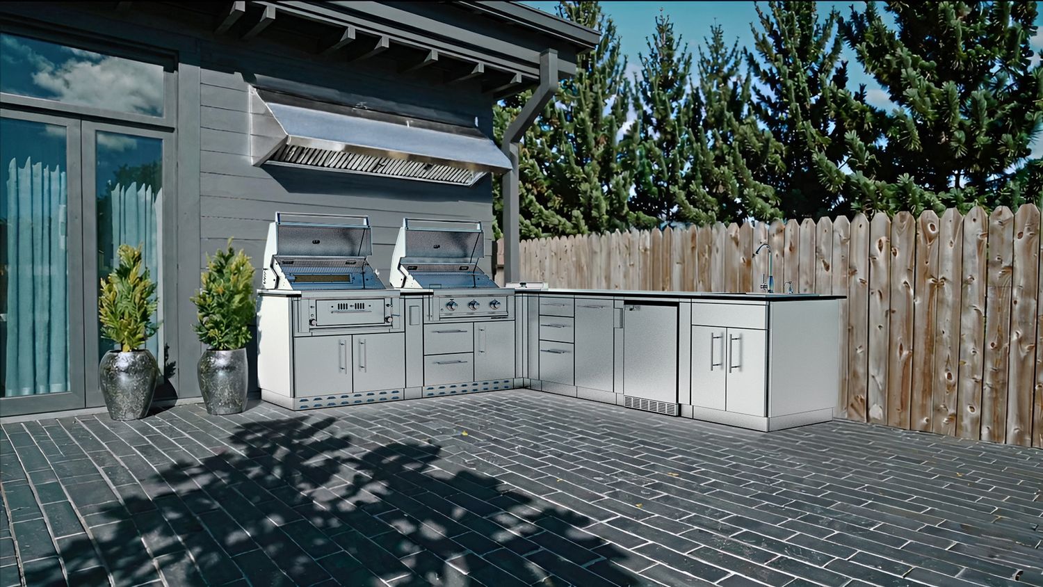 Texas Tango Outdoor Kitchen Island Package – SCPTXTANGO19