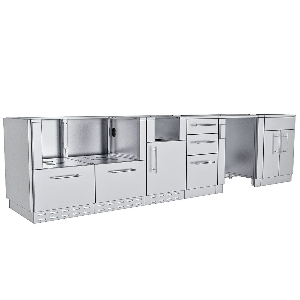 CYPRESS Outdoor Kitchen Island Base Cabinet Package-SBP-CYPRESS/BASE