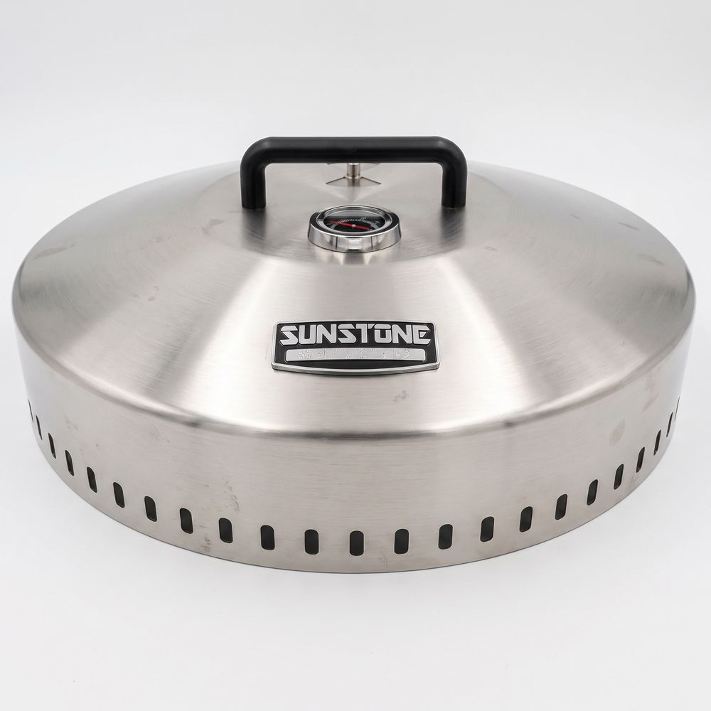 24″ DIA. Large Hood with Exhaust/Temperature Gauge &amp;amp; Sturdy Handle – SUN24PCB‑HOOD