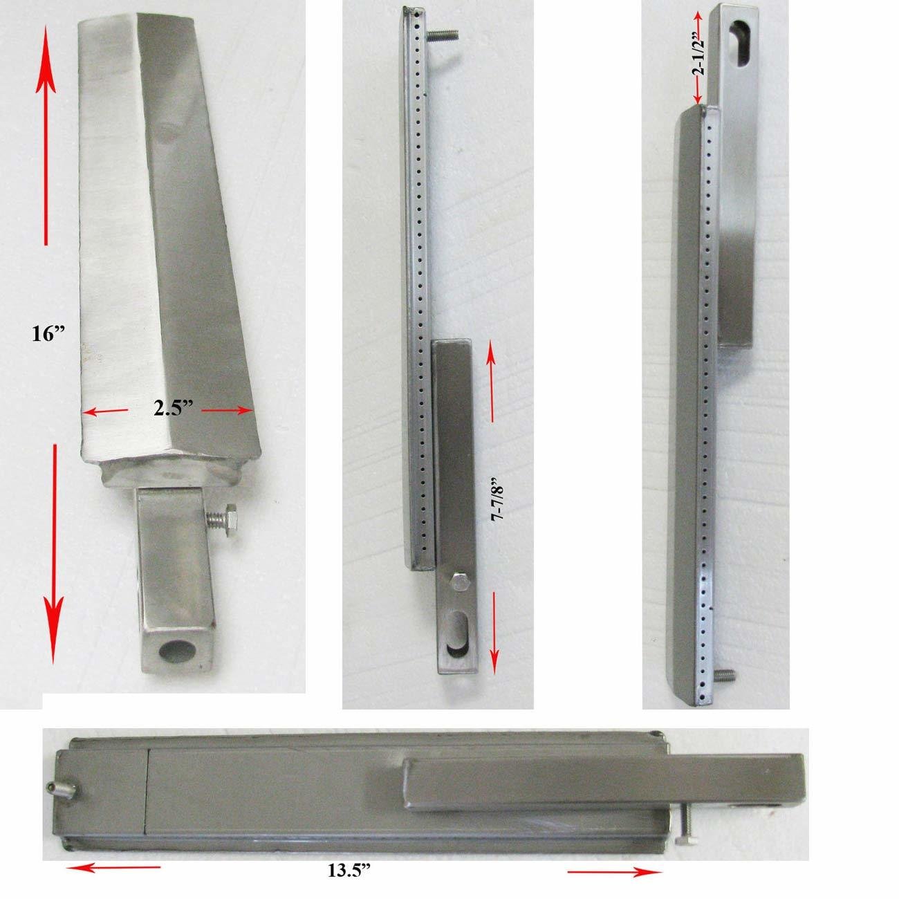 304 Stainless Steel Fabricated Gas Burner – Burner for Sunstone & Saphire Grill – P-GBurner-OCS