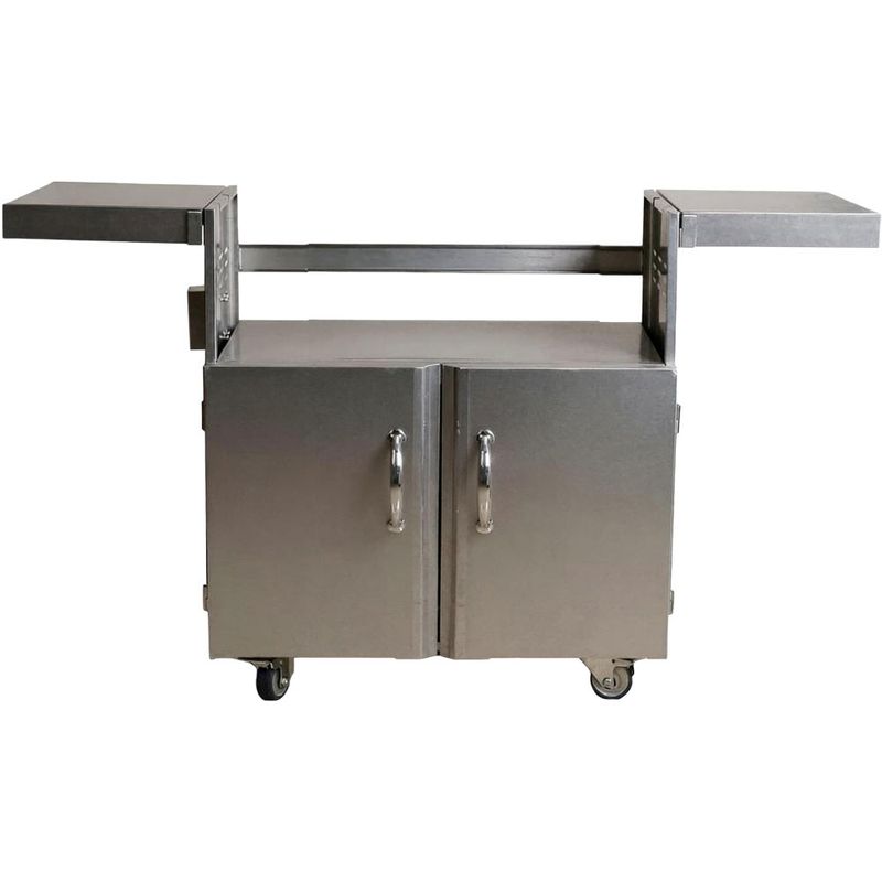 CART4B Stainless Steel Grill Cart – Ultimate Portable Backyard BBQ Station