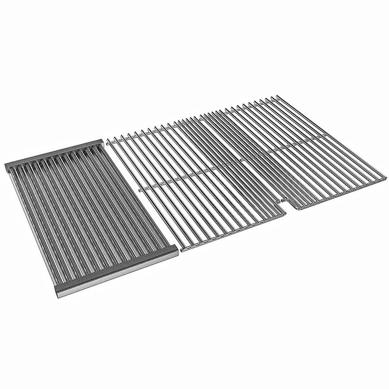Cooking Grates for Ruby Grills w/Pro Sear (Set) - Ruby5B Cooking Grate Set (3Pcs - 1 Sear Grate, 2 Bar Grate)
