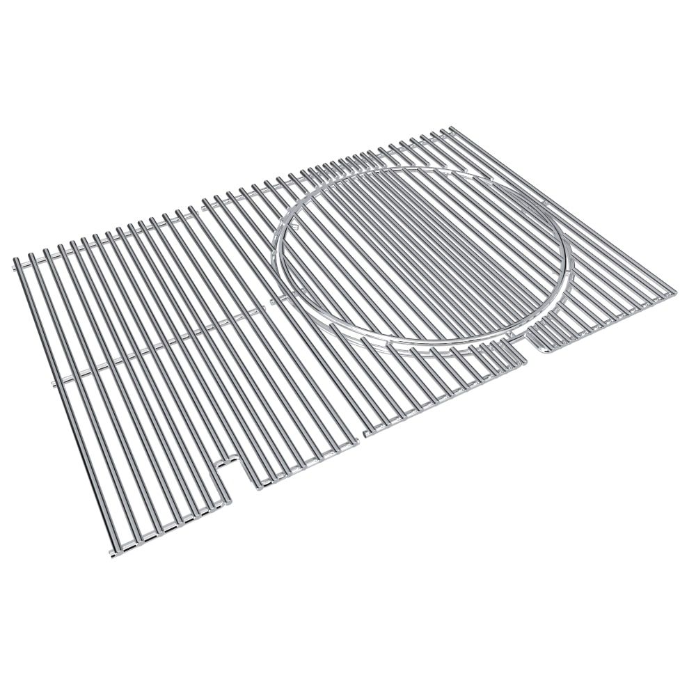 Cooking Grates for Ruby Grills w/15″ Round Inset (Set) – Set (4) of 5/8″ 304 SS Grates w/Round Inset for 42″ 5B Grill – R-GR5B