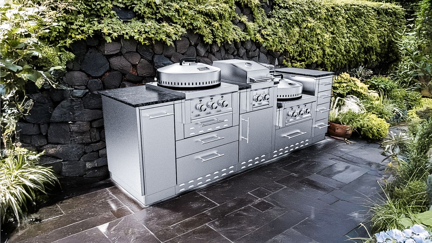 TexCajun Outdoor Kitchen Island Package – SCPTEXCAJUN9 9′ Specialty Island