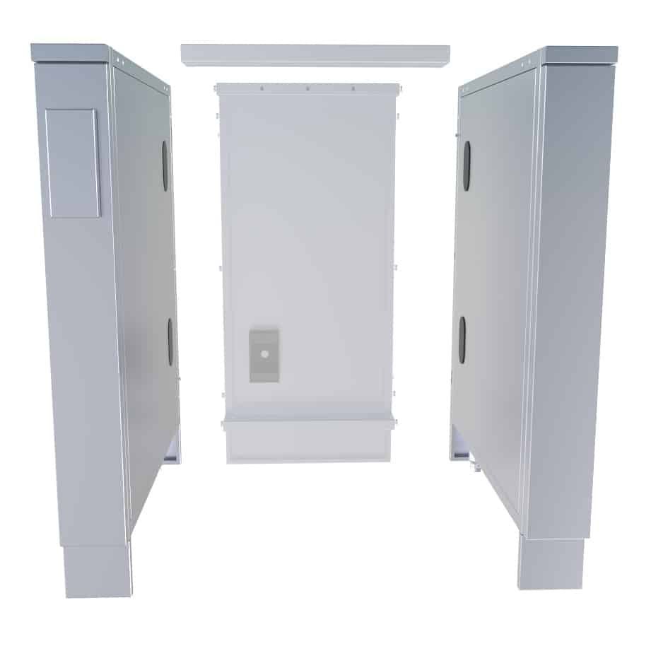 4" Combo Left &amp;amp; Right Appliance Partition Panels Package - SCC4SPEL &amp;amp; SCC4SPER