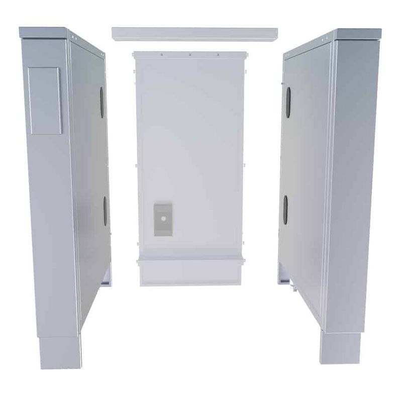 4" Combo Left &amp; Right Appliance Partition Panels Package - SCC4SPEL &amp; SCC4SPER