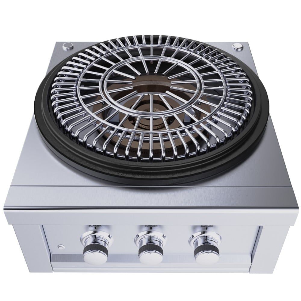 Sunstone 24″ Power Cirque Flat‑Top Griller Package – SUN24PCB‑PB 24″ Module