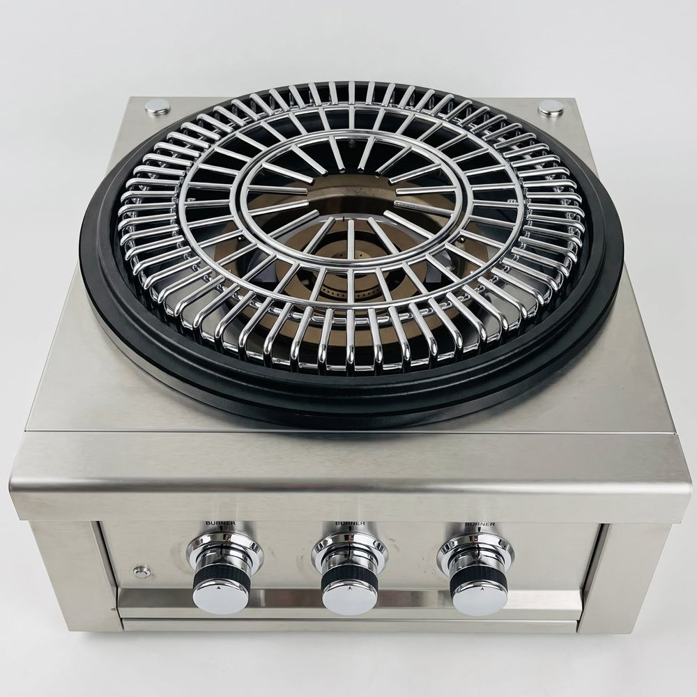 Sunstone 24″ Power Cirque Flat‑Top Griller Package – SUN24PCB‑PB