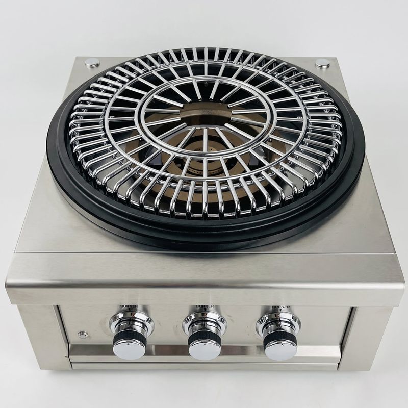 Sunstone 24″ Power Cirque Flat‑Top Griller Package – SUN24PCB‑PB
