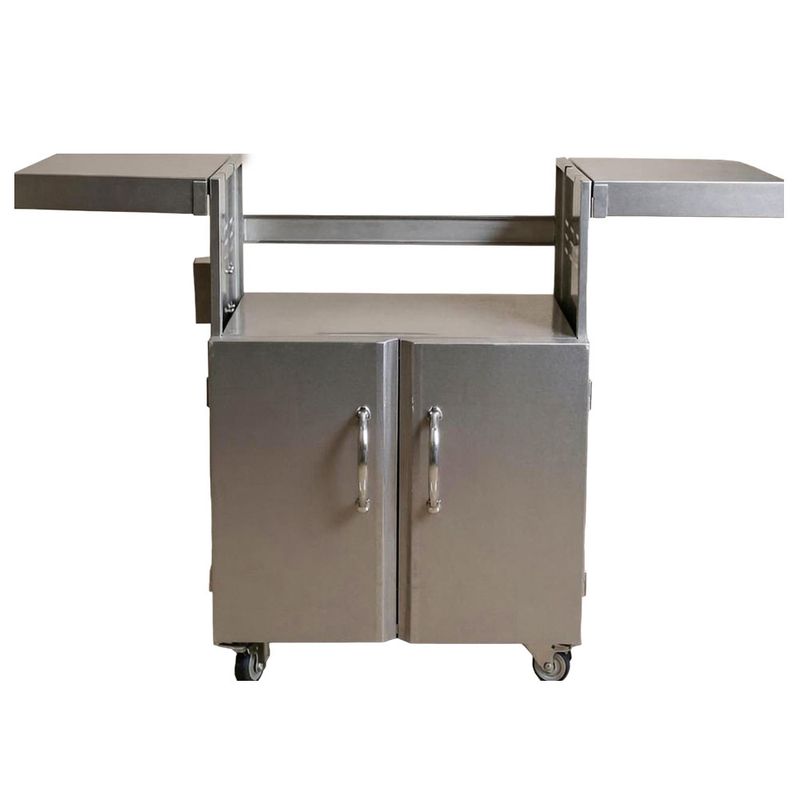 CART3B Stainless Steel Grill Cart – Ultimate Portable Backyard BBQ Station