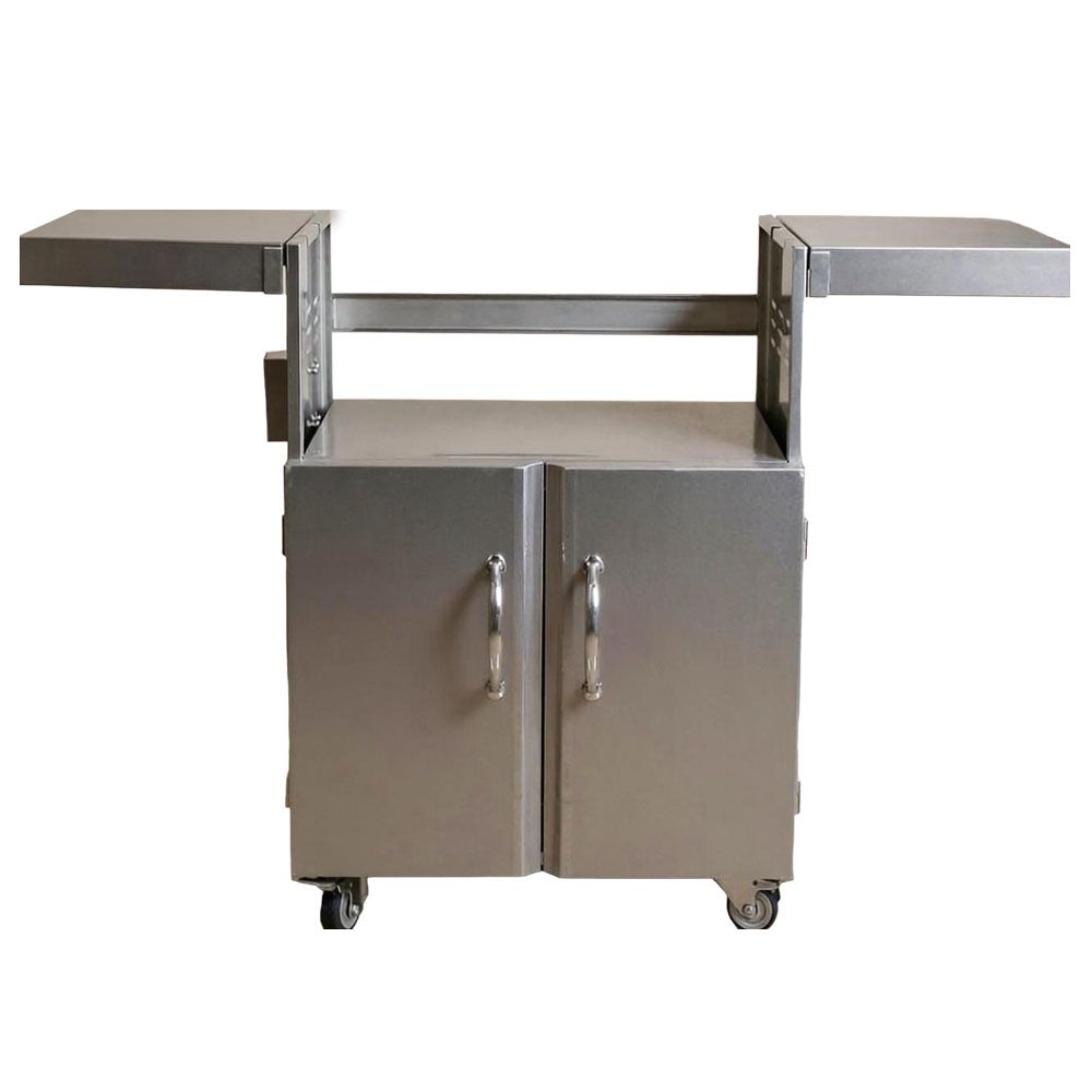 CART3B Stainless Steel Grill Cart – Ultimate Portable Backyard BBQ Station