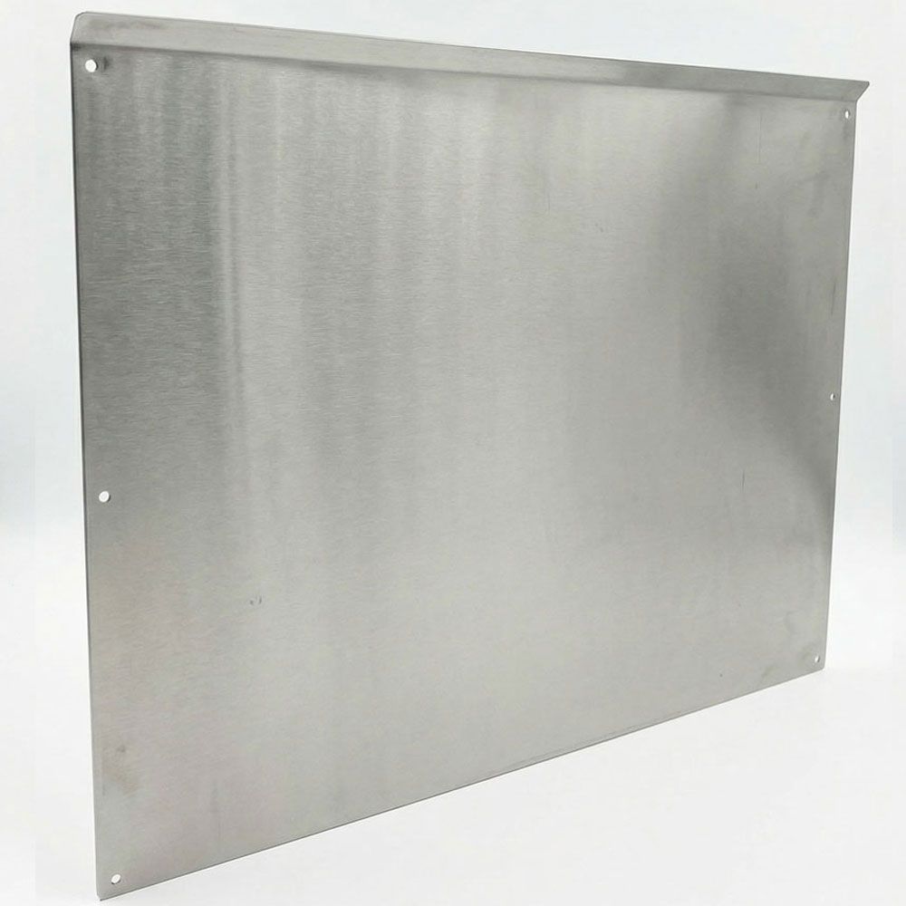 Sunstone® 46″ 304 Stainless Steel Grill Wall Panel with Smoke Deflector – Premium Heat Barrier & Smoke Protection for Outdoor Kitchens