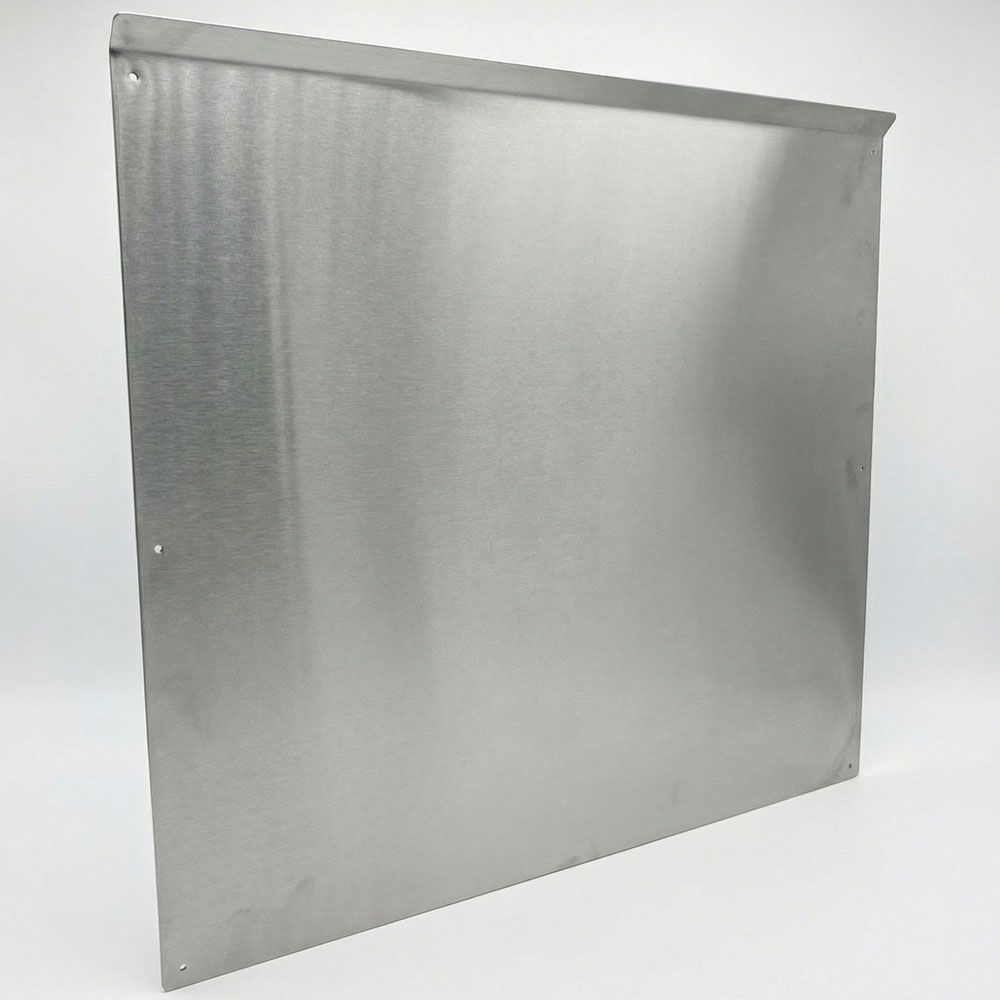 Sunstone® 42″ 304 Stainless Steel Grill Wall Panel with Smoke Deflector – Premium Heat Barrier & Smoke Protection for Outdoor Kitchens