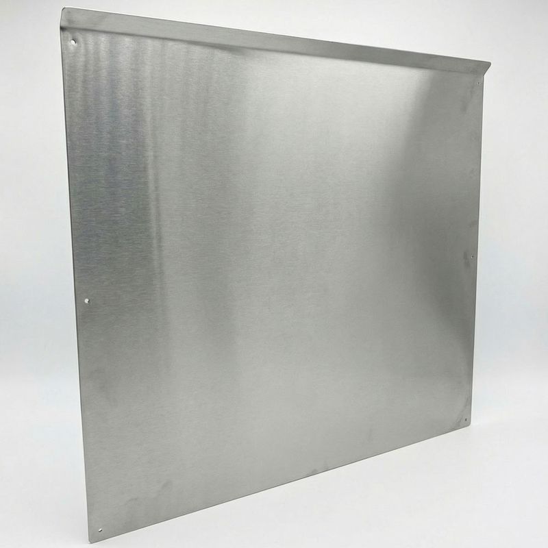 Sunstone® 42" 304 Stainless Steel Grill Wall Panel with Smoke Deflector – Premium Heat Barrier &amp; Smoke Protection for Outdoor Kitchens