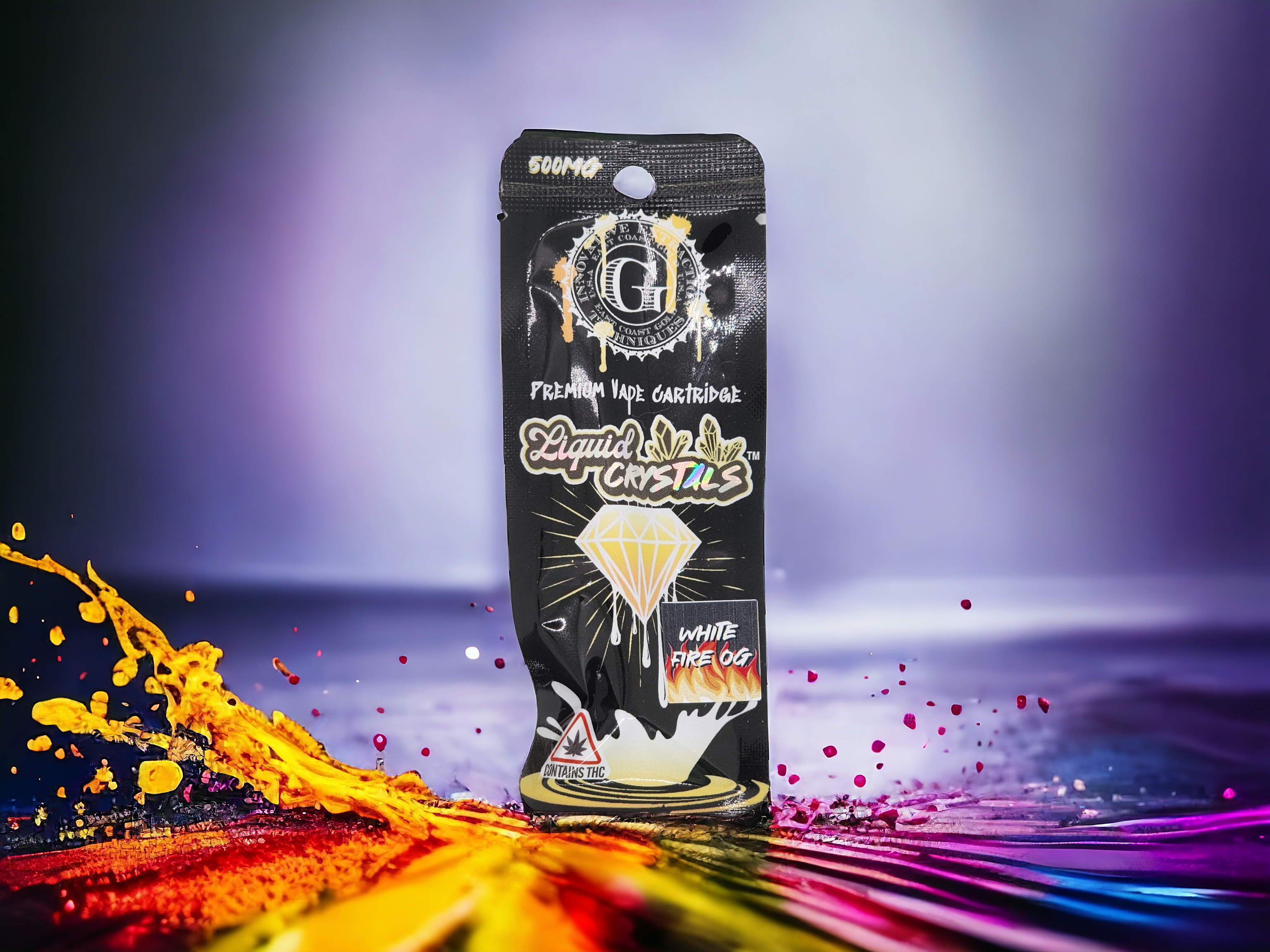 East Coast Gold - Liquid Crystals 510 Thread Vape Cartridges .5-gram (95.2% THC) East Coast Gold - Liquid Crystals 510 Thread Vape Cartridges .5-gram (95.2% THC)
