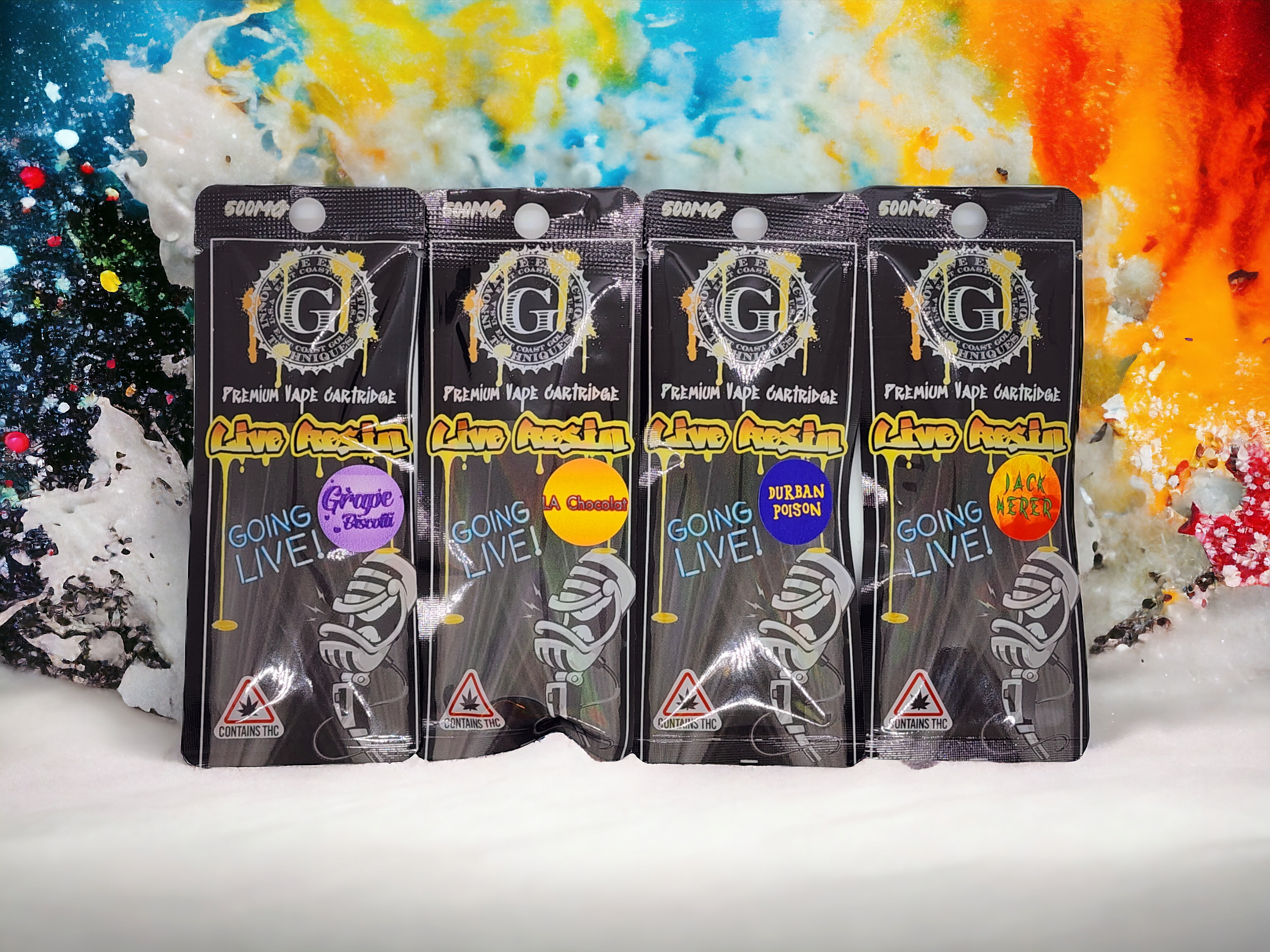 East Coast Gold - Live Resin 510 Thread Vape Cartridges .5-gram (500mg) East Coast Gold - Live Resin 510 Thread Vape Cartridges .5-gram (500mg)