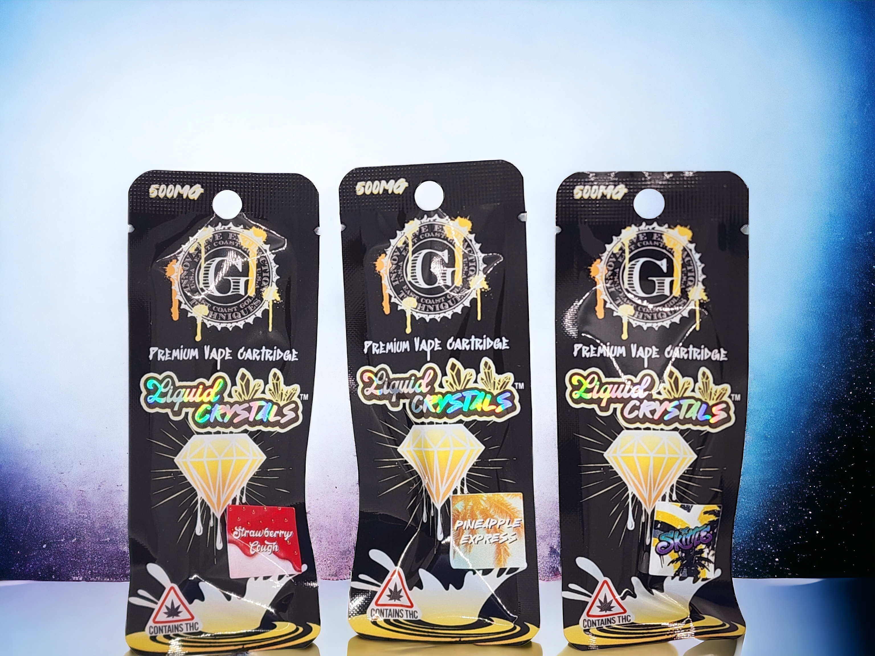 East Coast Gold - Liquid Crystals 510 Thread Vape Cartridges .5-gram (95.2% THC) East Coast Gold - Liquid Crystals 510 Thread Vape Cartridges .5-gram (95.2% THC)