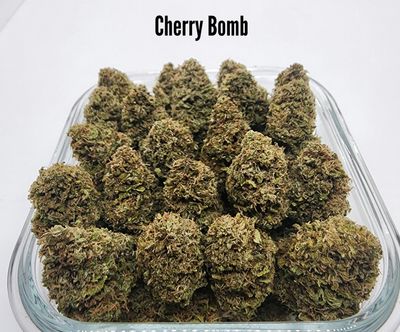 (S) Cherry Bomb - Hybrid (THC: 17-24%) EFFECTS: Focus, Relaxing 00401
