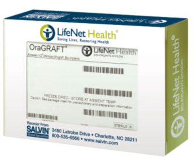 Oragraft® Pre-Hydrated Unicortical Block10 mm x 25 mm x 8 mm