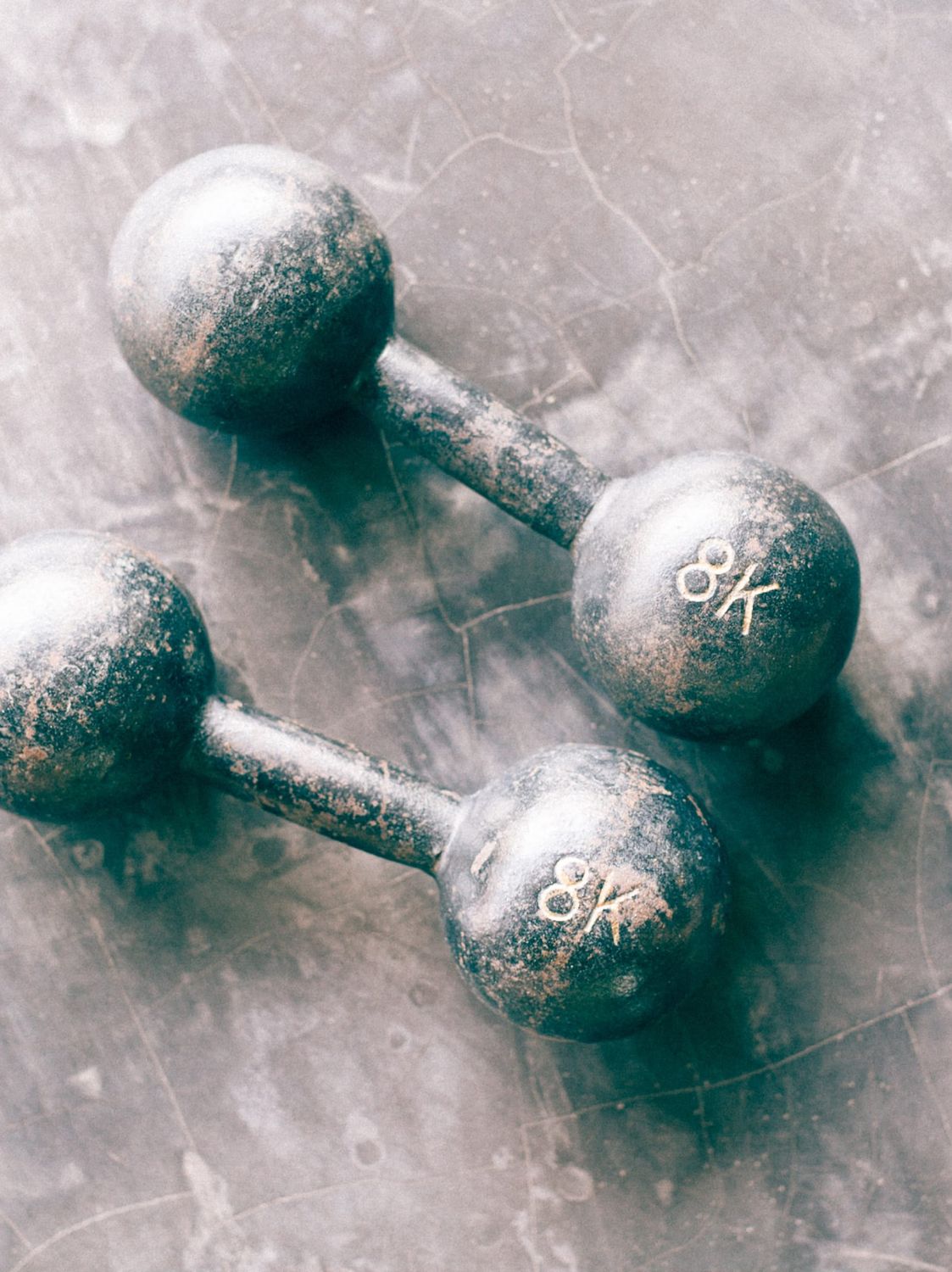 Various dumbbells
