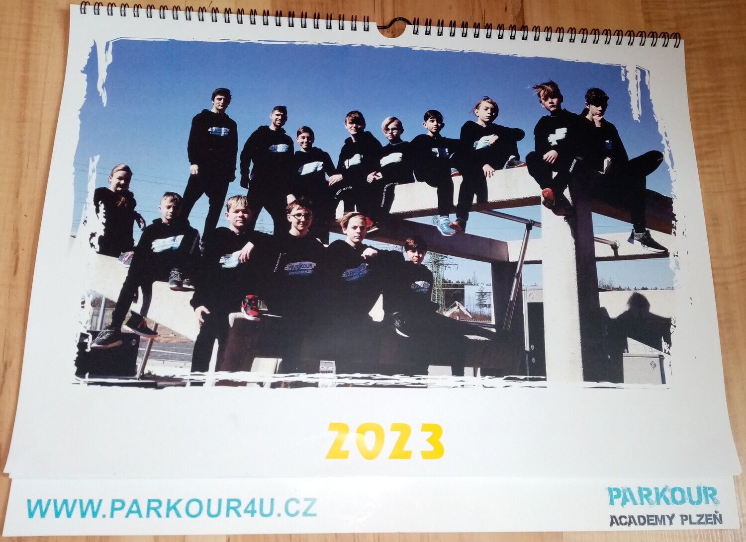 Nástěnný kalendář A3 - parkour