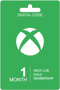 XBOX LIVE GOLD KEY - 1 MIESIĄC