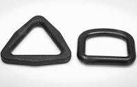 Anello a triangolo in plastica