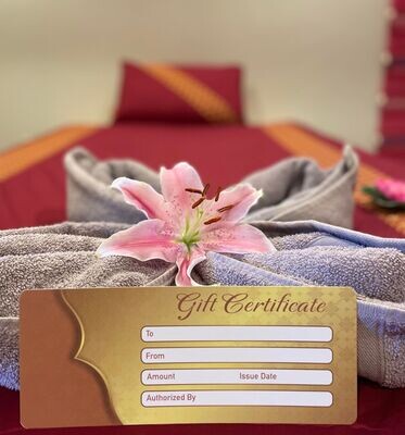 Gift Certificate 60 Minutes